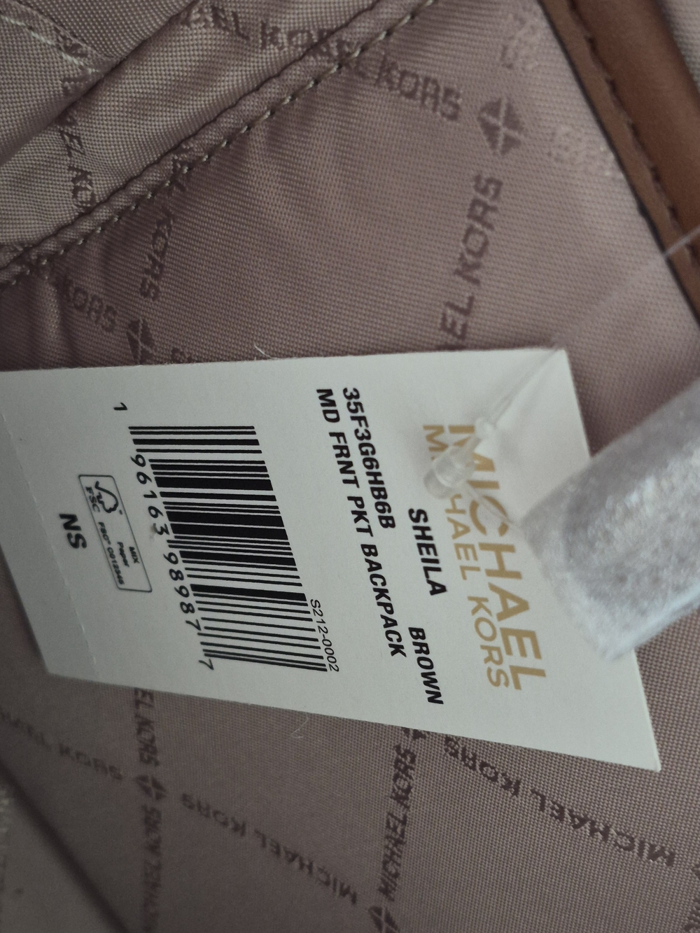 Michael Kors Brown Tan Signature Crossbody with Gold Hardware Accent - Picture 5 of 7